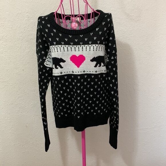 SO Black and white sweater size XL - Picture 3 of 16